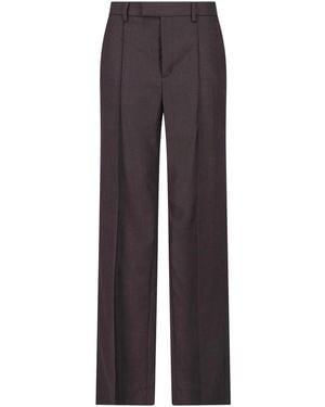 Nili Lotan Straight Tailored Pants - Brown