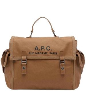 A.P.C. Recuperation Satchel - Brown