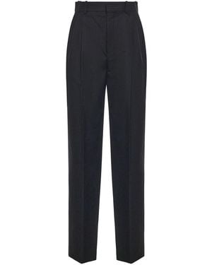 Chloé Tailored Wool Trousers - Blue
