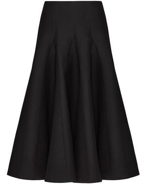 Valentino Garavani 'Crepe Couture' Skirt - Black