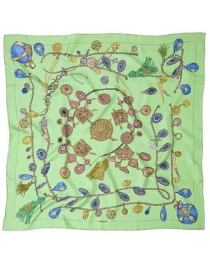 Versace Foulard 90X90 Twill - Verde
