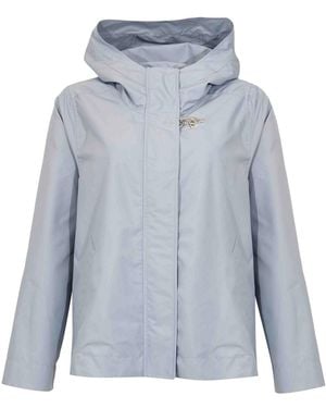 Fay Short Parka - Blue