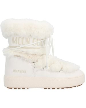 Moon Boot Boot Ltrack Low Faux Fur - White