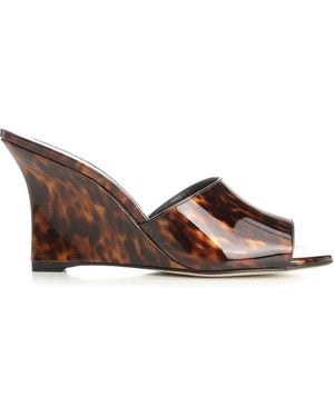 Stuart Weitzman Mule Vinnie Wedge 85 - Brown