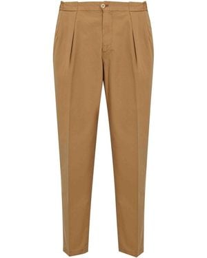 Briglia 1949 Portobello Pleated Pants - Natural