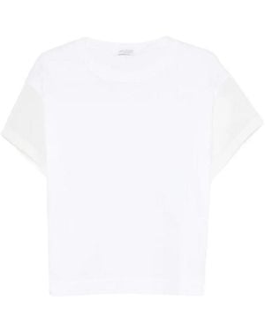 Brunello Cucinelli Short Sleeve Tee - White