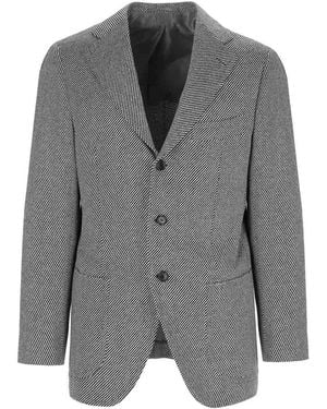 Cesare Attolini Blazer Monopetto - Gray