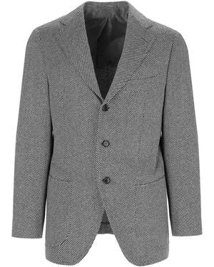 Cesare Attolini Blazer Monopetto - Grey