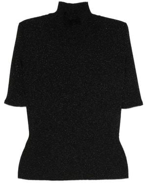 Missoni Robbed Turtle-Neck Sweater - Black