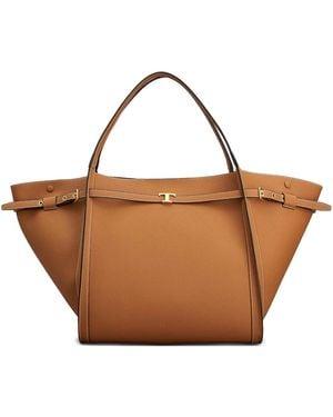 Tod's Medium Leather Tote - Brown