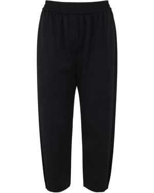 Giorgio Armani Cropped Trousers - Black