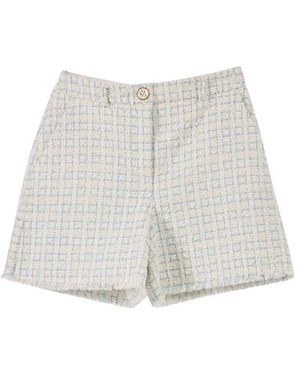 KARL LAGERFELD Boucl Shorts - White