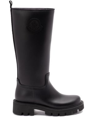 Moncler 'Kickstream' High Rain Boots - Black