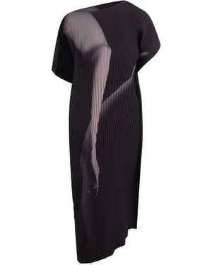 Issey Miyake Asymmetrical Dress - Black