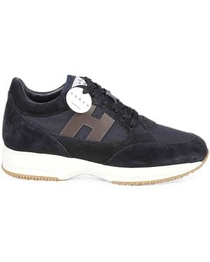 Hogan Paneled Sneakers - Blue