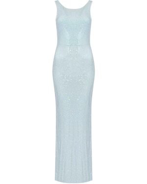 Twentyfourhaitch Helios Long Dress - Blue