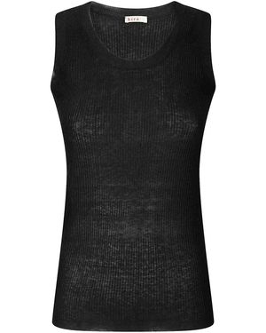 Hira Cibs -Free Sleeveless Tops - Black