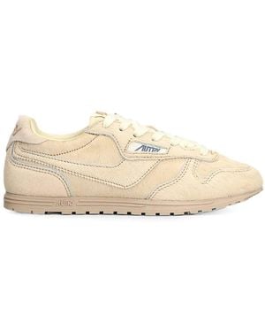 Autry Windspin Low Wom Pony/Mono Ivory/Ivr - Natural