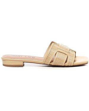 Bibi Lou Holly Flat Sandals - Natural