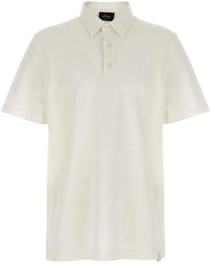 Brioni Cotton Polo Shirt - White