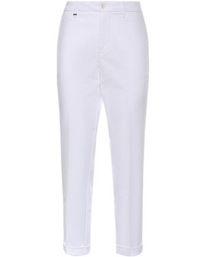 Fay Pantalón Casual - Blanco