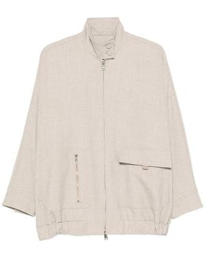 Fabiana Filippi Coat - Natural