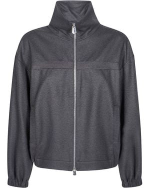 Pinko Barbaforte Bomber Flannel - Grey