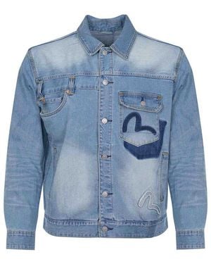 Evisu Jacket Made Of Denim - Blue