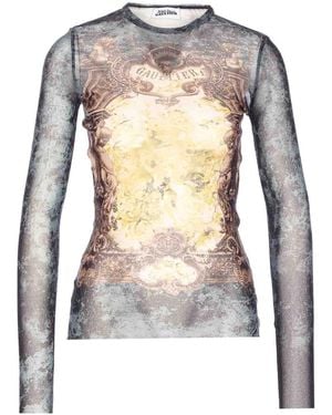 Jean Paul Gaultier Mesh Long Top - Multicolor