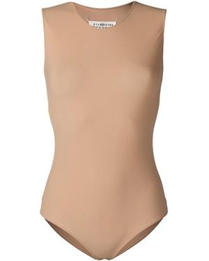Maison Margiela Sleeveless Bodysuit - Natural
