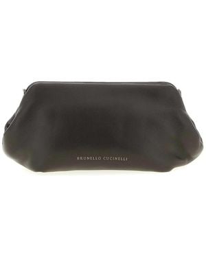 Brunello Cucinelli Monile Chain Bag - Gray
