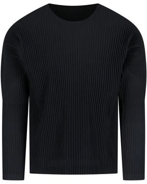 Homme Plissé Issey Miyake Plissetta T -Shirt - Black