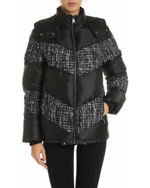 KARL LAGERFELD Bouclé Detailed Jacket - Black