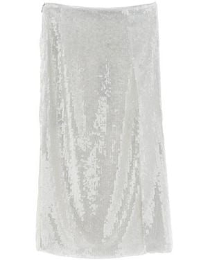 Genny Gonna Paillettes - Bianco