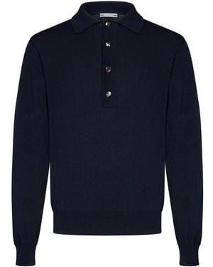 Jacob Cohen Long-Sleeved Polo Shirt - Blue