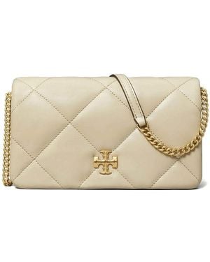 Tory Burch Kira Chain Wallet - Natural