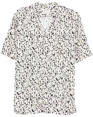 Dries Van Noten Viscose Carltone Shirt - White