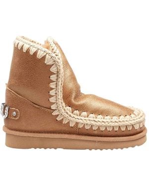 Mou Eskimo 18 O'Clock Muton Leather Boot - Brown