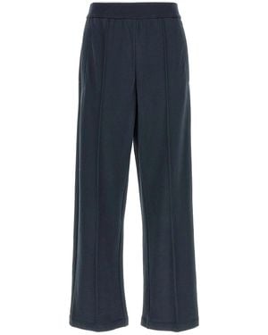 Brunello Cucinelli Front-Stitched Jogger Pants - Blue