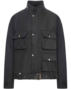 Niccolò Pasqualetti Wool Bomb Jacket - Black