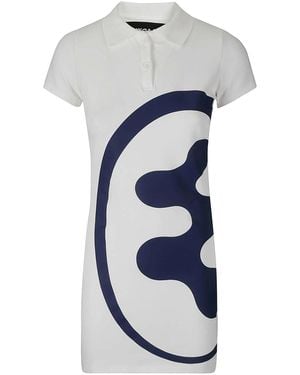 Mowalola Thong Polo Dress - White