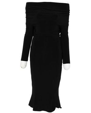 Norma Kamali Midi Dress - Black