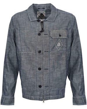 C.P. Company Cotton Chambray Shirt - Grey
