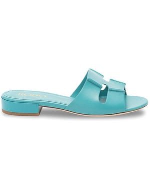 Rodo Flat Sandals - Blue