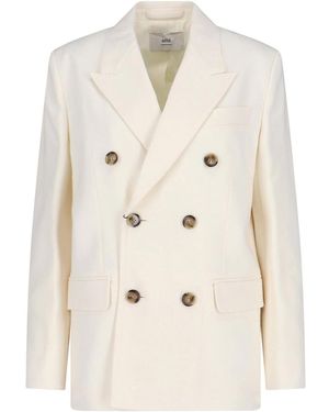Ami Paris Blazer Doppiopetto - Natural