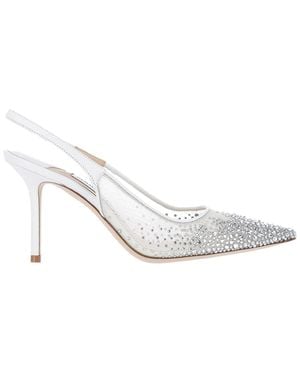 Jimmy Choo Slingback Court Shoes - White