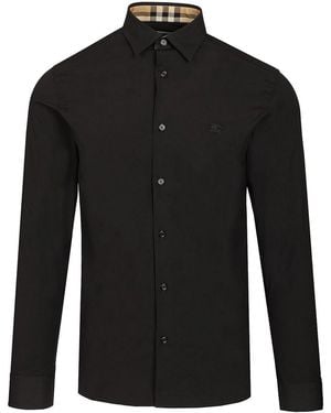 Burberry Slim Fit Shirt - Black