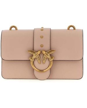 Pinko Love One Mini Crossbody Bag - Natural