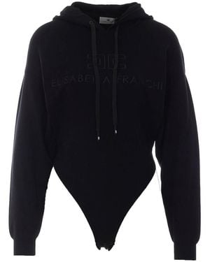 Elisabetta Franchi Logo Sweatshirt Body - Blue