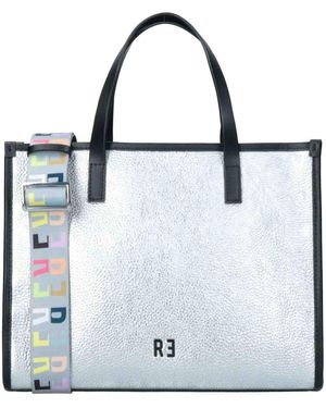 Rebelle Astra Laminated Handbag - White